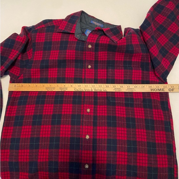 Vintage Pendleton wool flannel shirt size medium - Picture 9 of 11